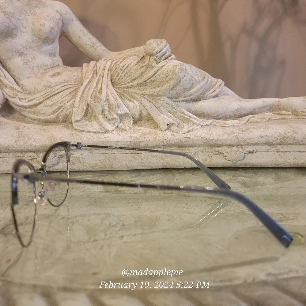 Tiffany & Company TF1132 Eyeglass Frames Cat Eye Metal Frame Luxury #33